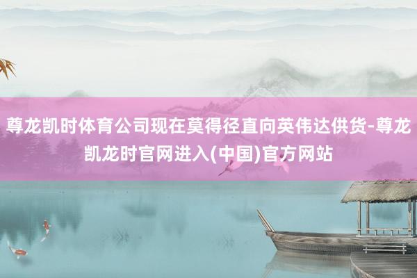 尊龙凯时体育公司现在莫得径直向英伟达供货-尊龙凯龙时官网进入